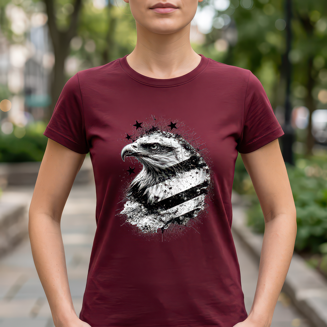 Patriotic American Flag Eagle - DTF Transfer