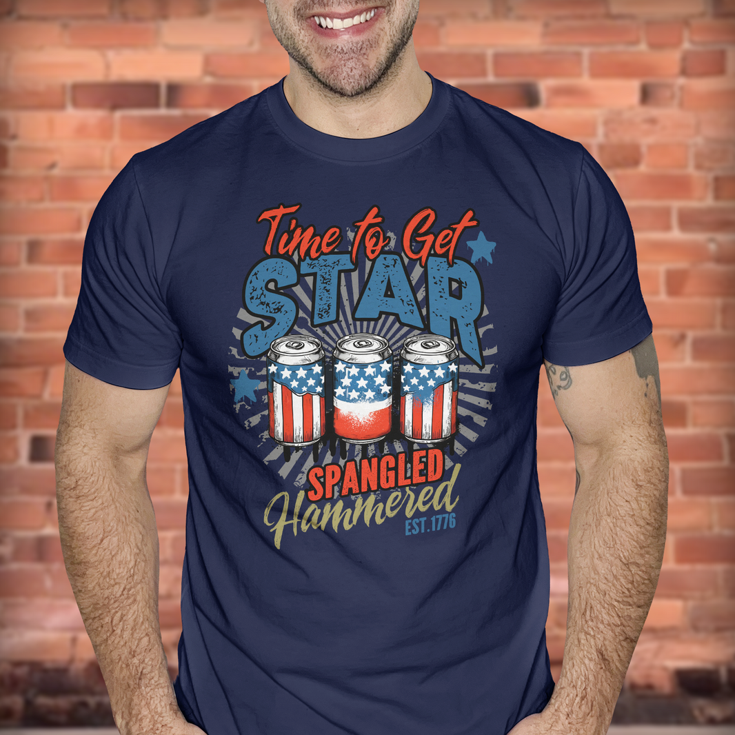Star-Spangled Hammered - DTF Transfer