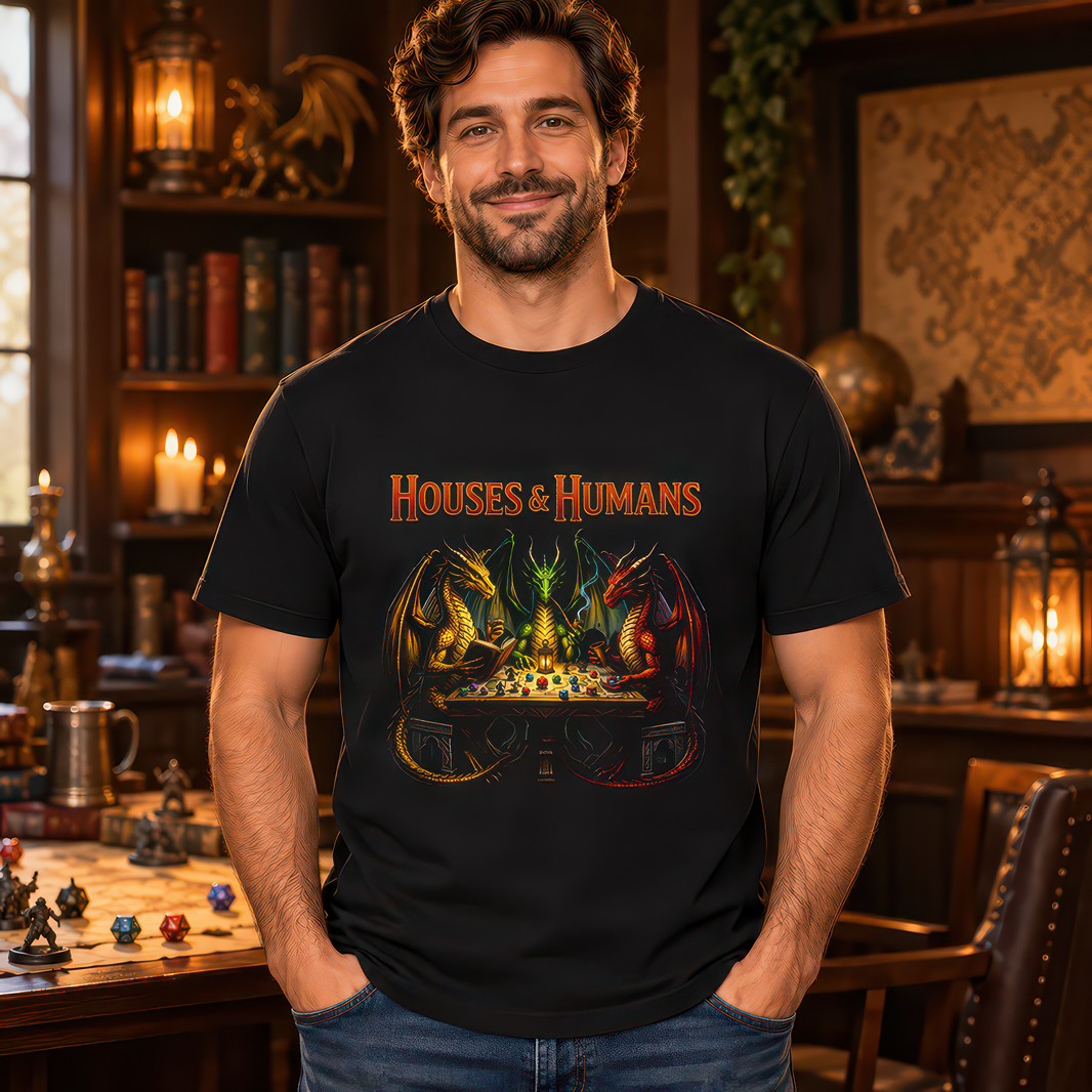 Houses & Humans Dragons Tabletop RPG - DTF Transfer