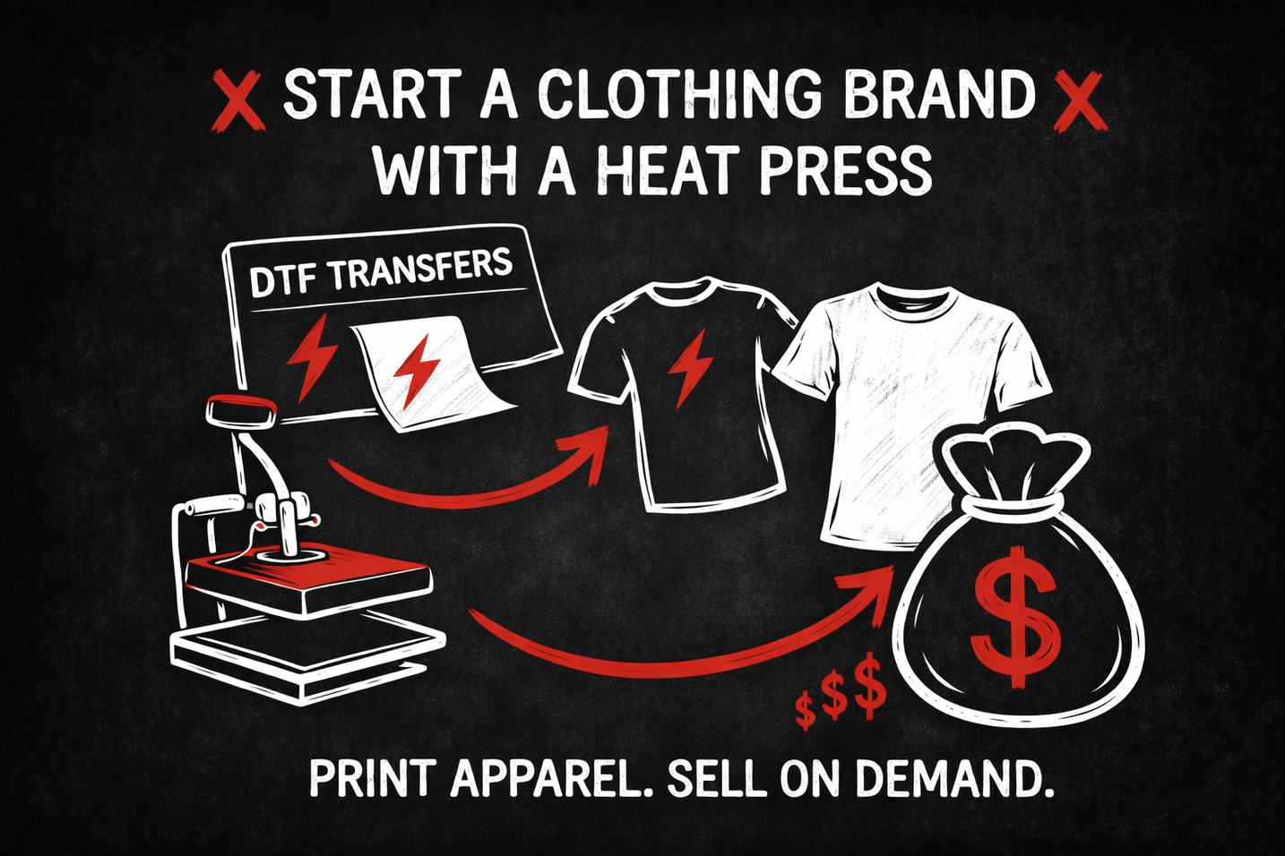 Can You Start a Clothing Brand With Just a Heat Press? (DTF Printing Explained)