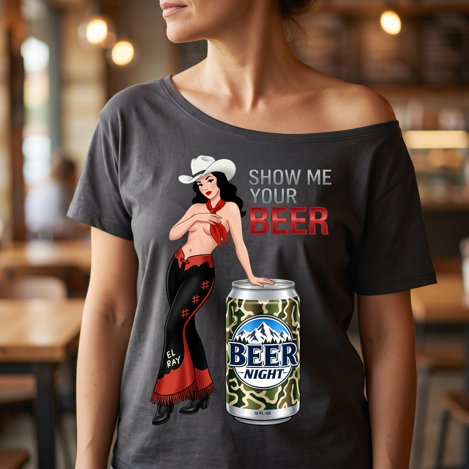 Show Me Your Beer (Double Sided Set) - DTF Transfer