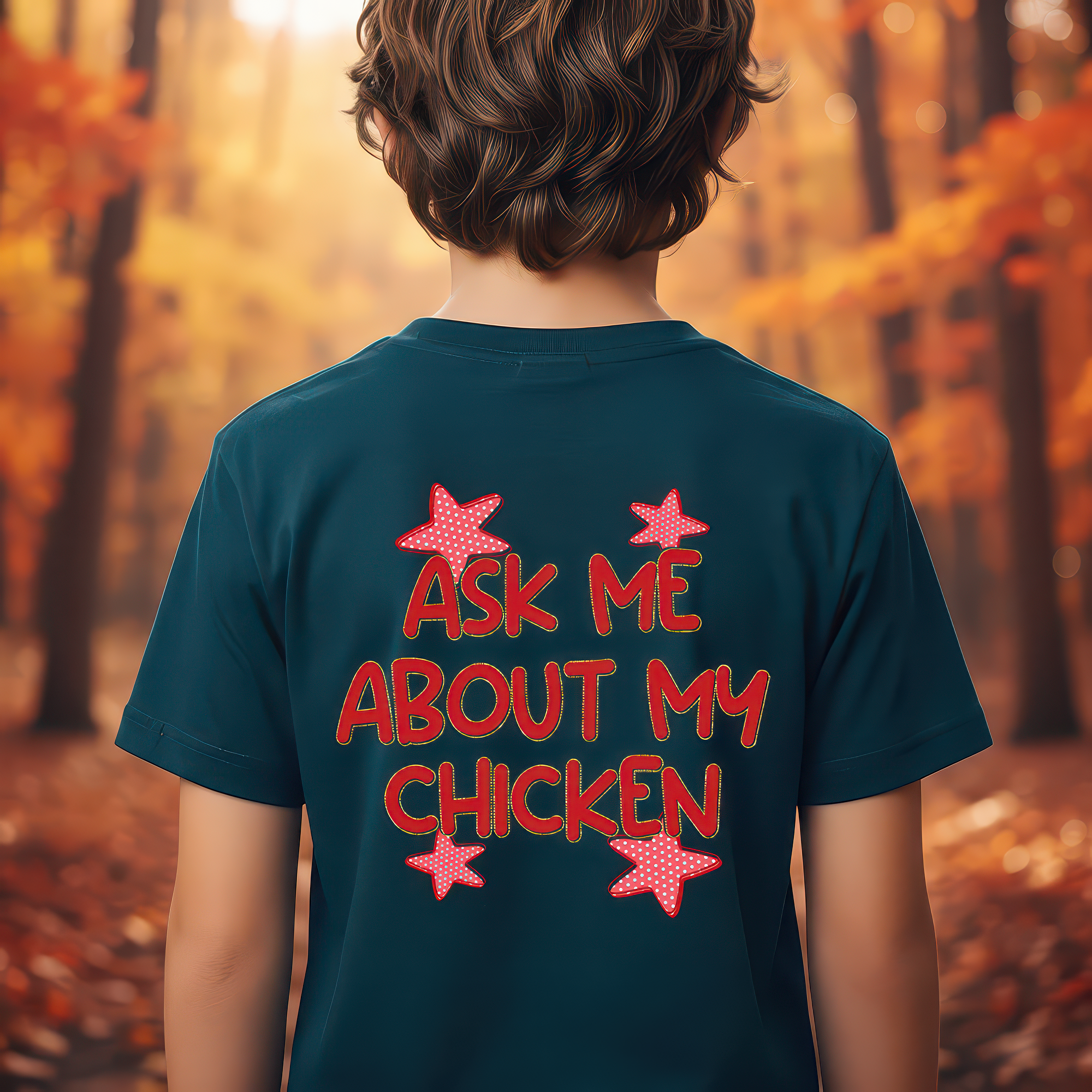Ask Me About My Chicken - DTF Transfer