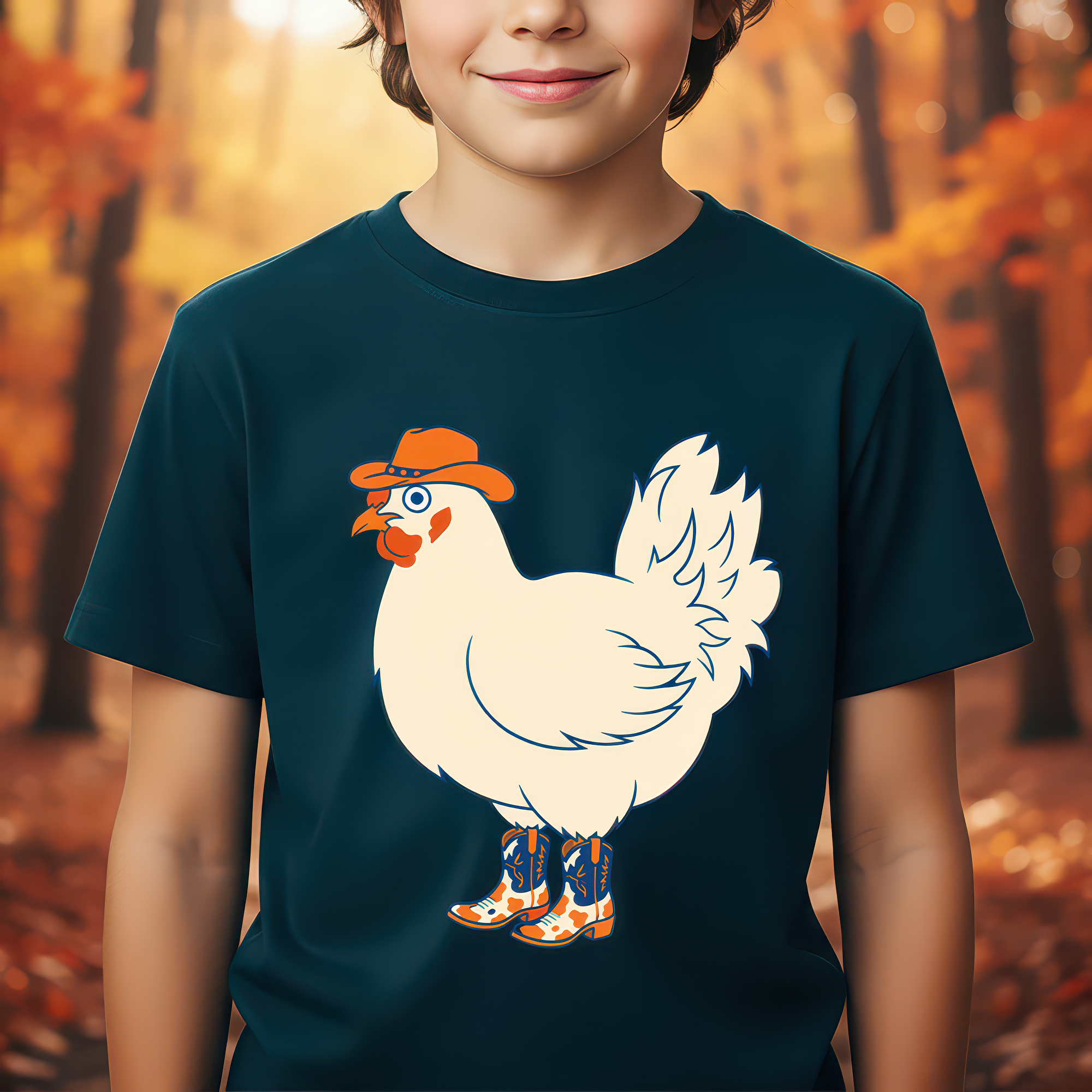 Cap'n Cluck - DTF Transfer