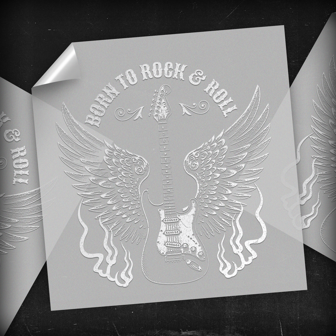 Winged Rhythm  - DTF Transfer