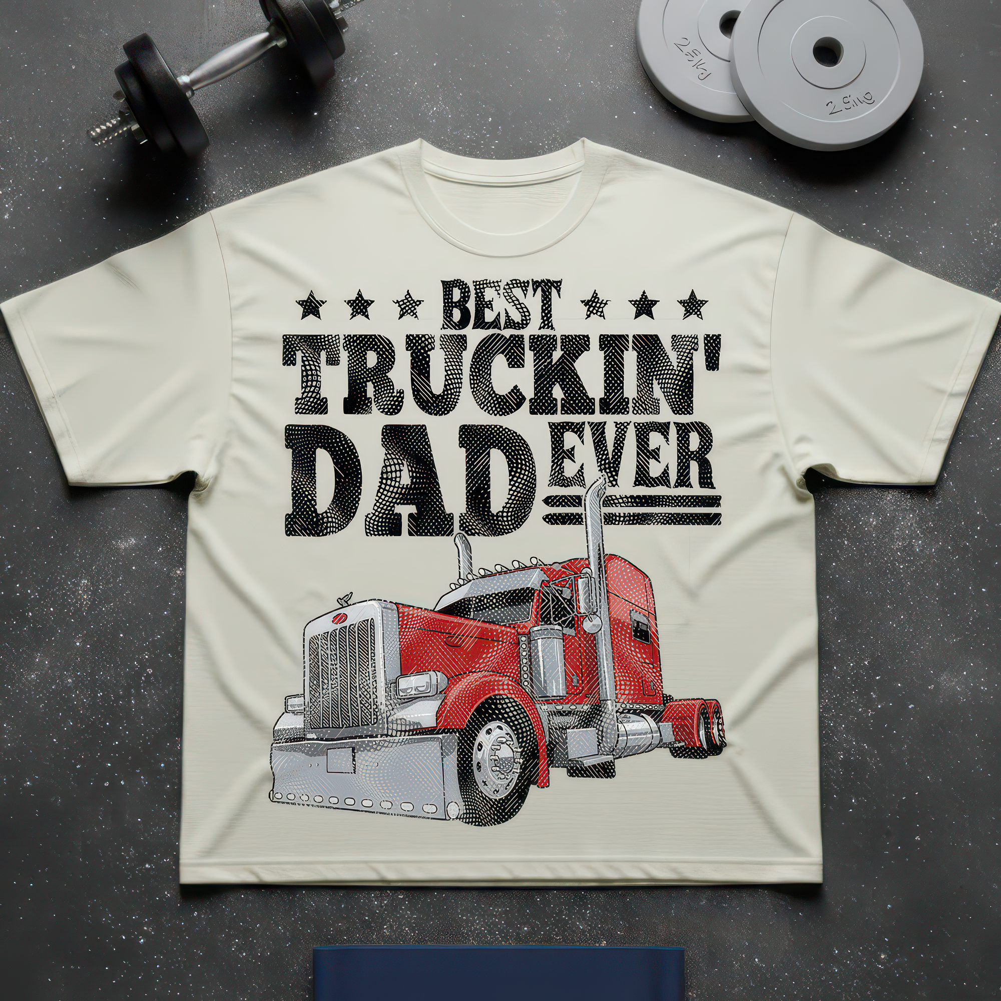 Best Truckin' Dad Ever - DTF Transfer
