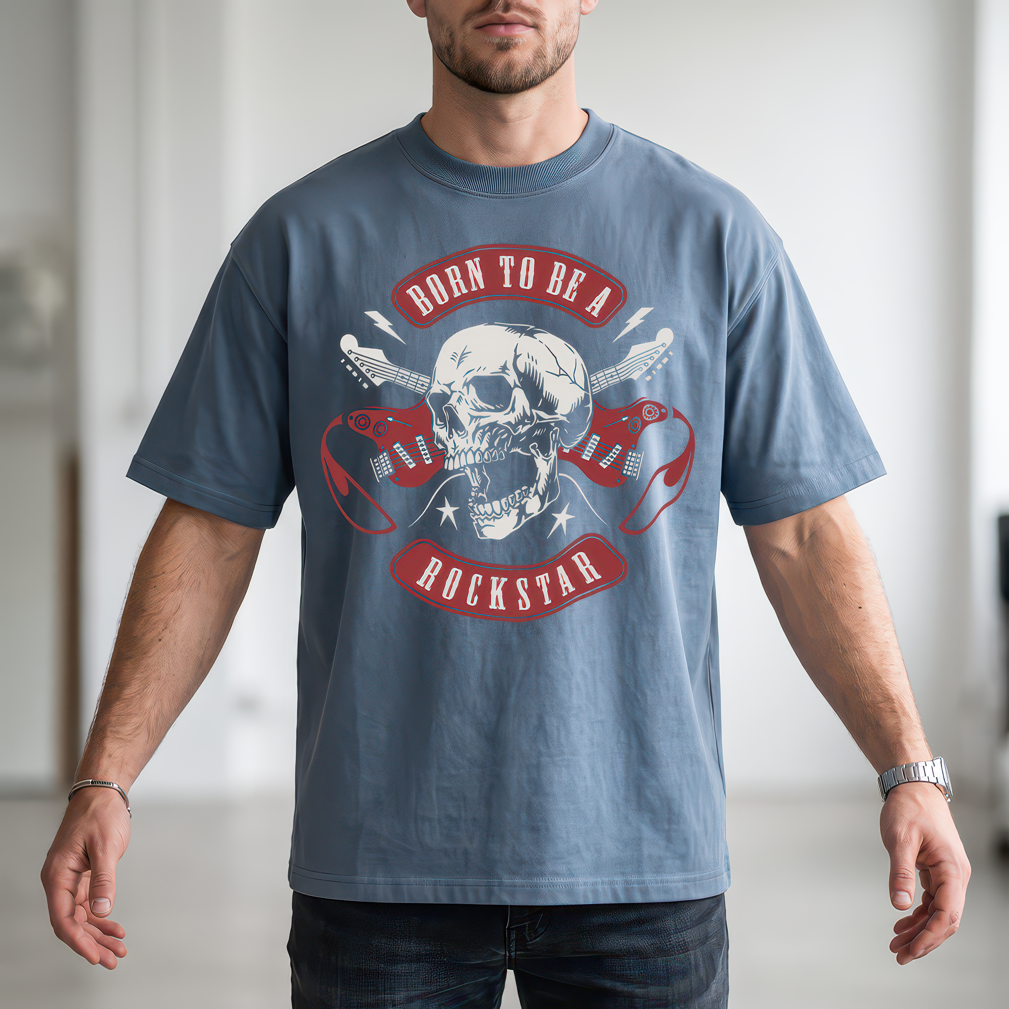 Born To Be A Rockstar - DTF Transfer
