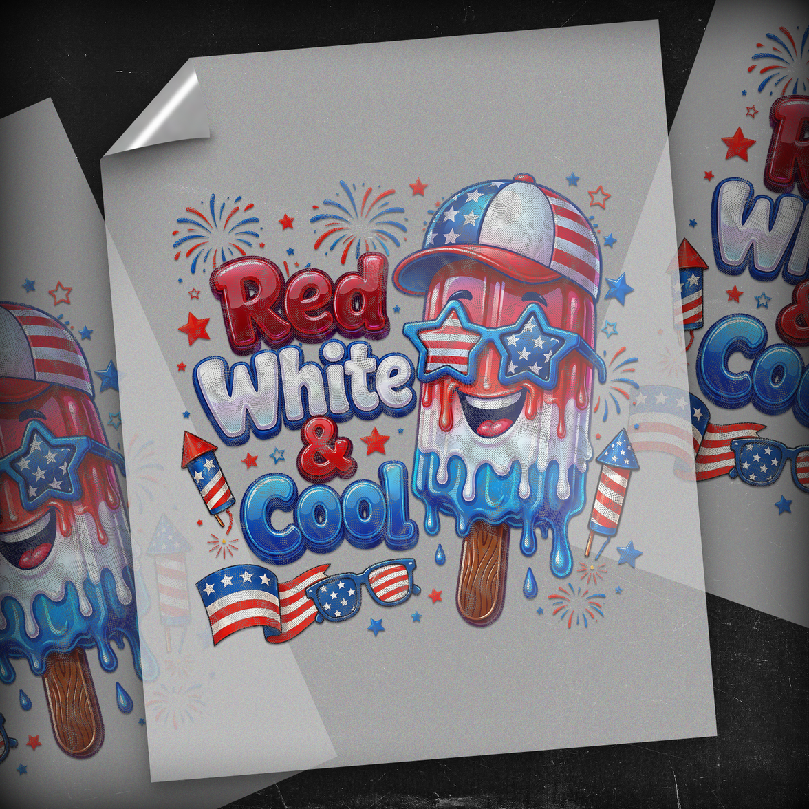 Red White & Cool - DTF Transfer