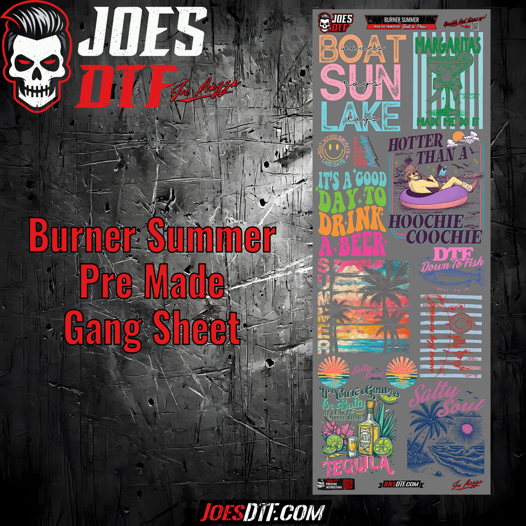 Burner Summer Pre Made Gang Sheet