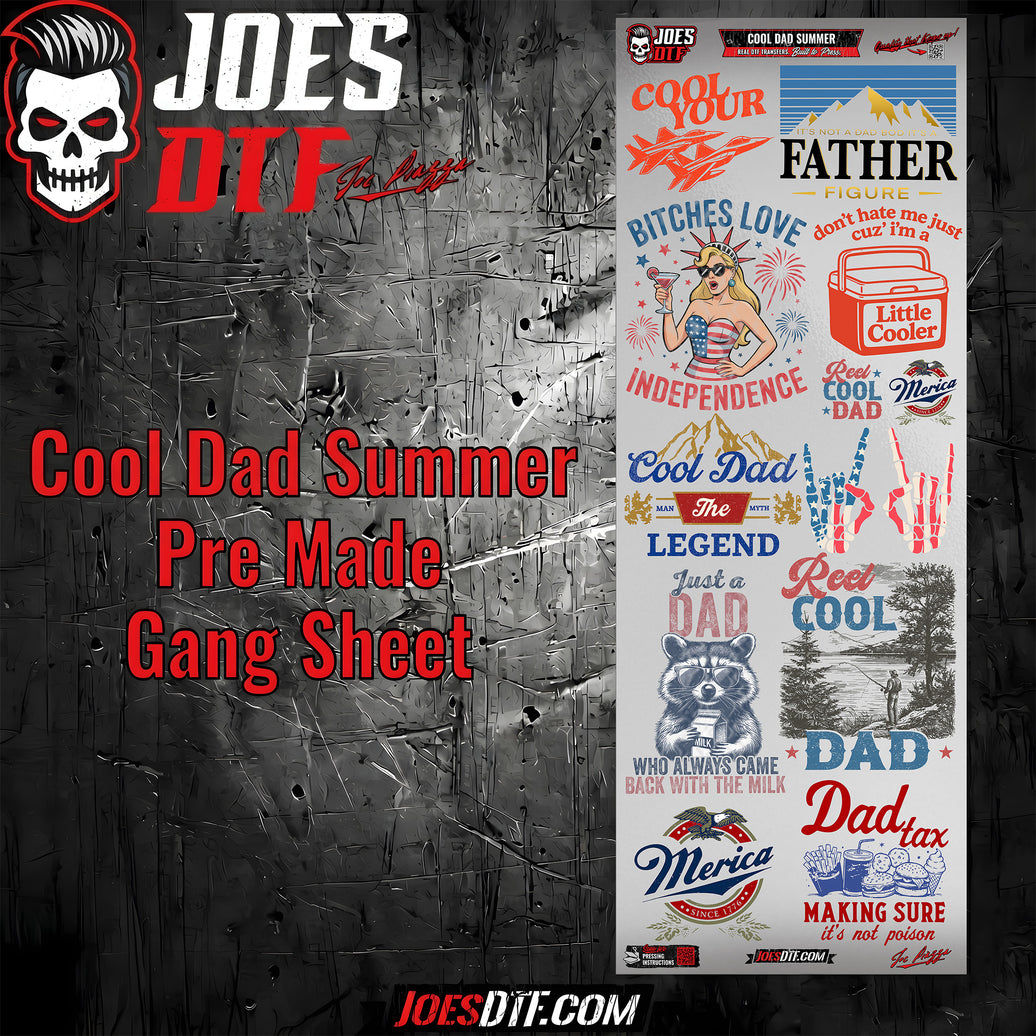 Cool Dad Summer - Premade Gang Sheet