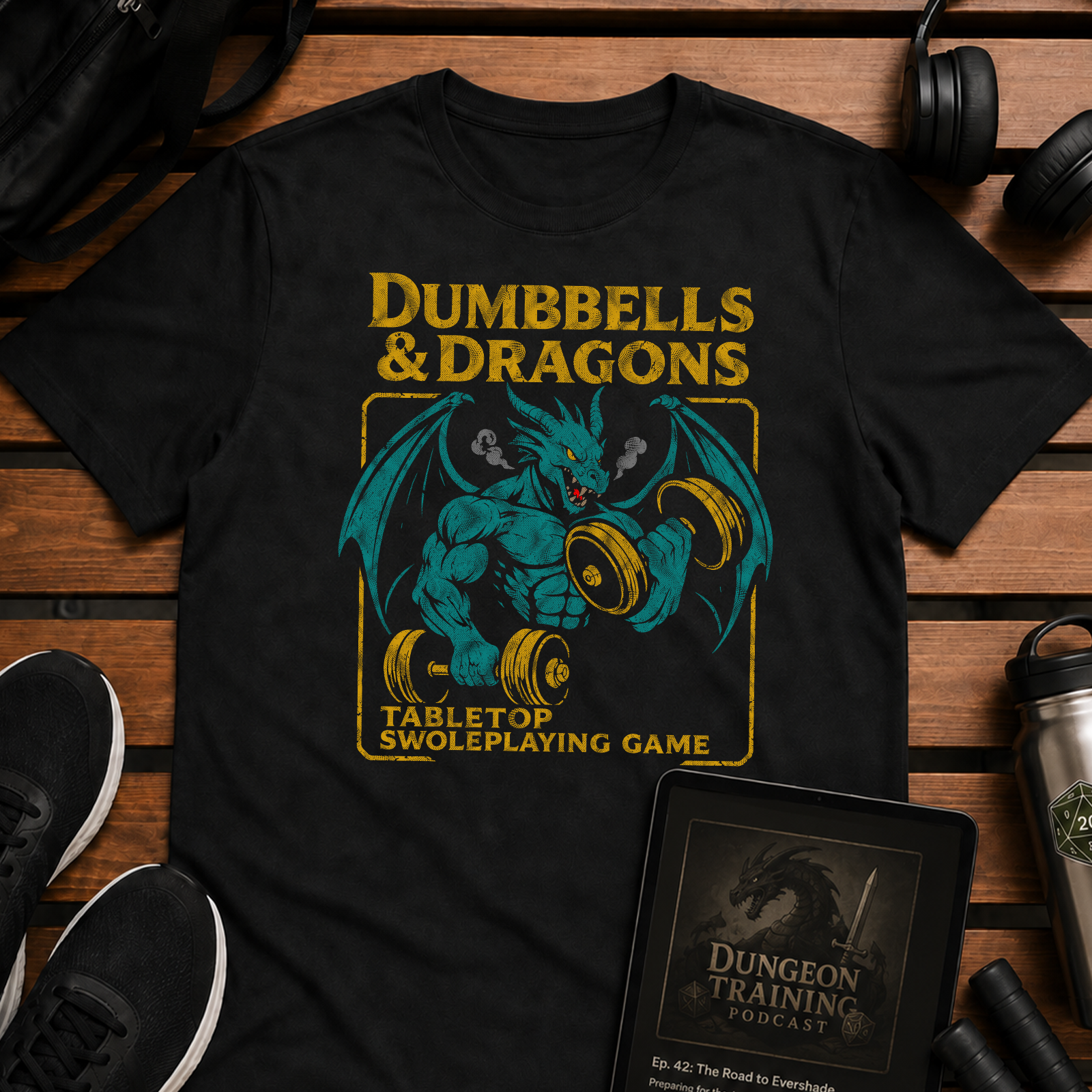 Dumbbells & Dragons - DTF Transfers