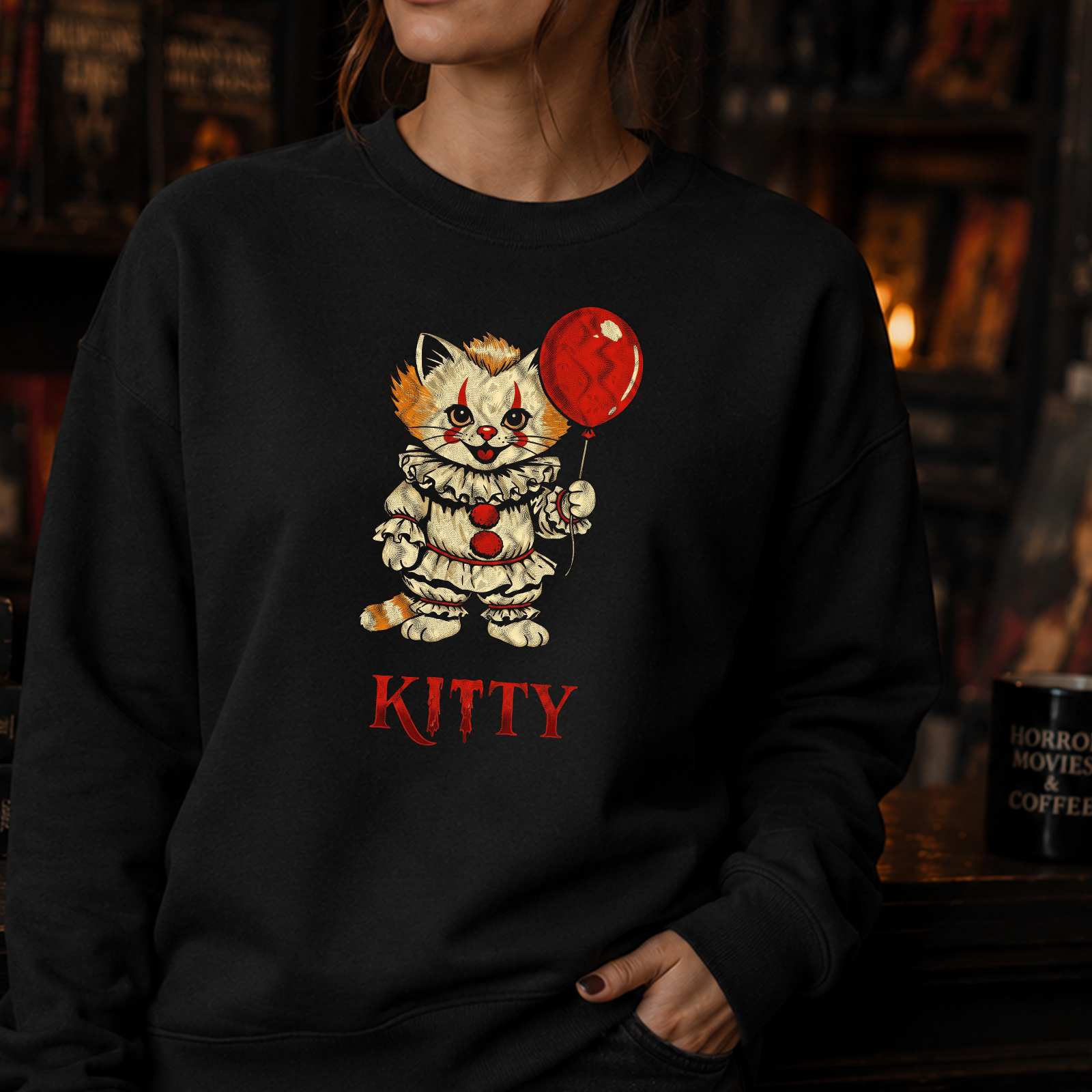Clown Kitty - DTF Transfer
