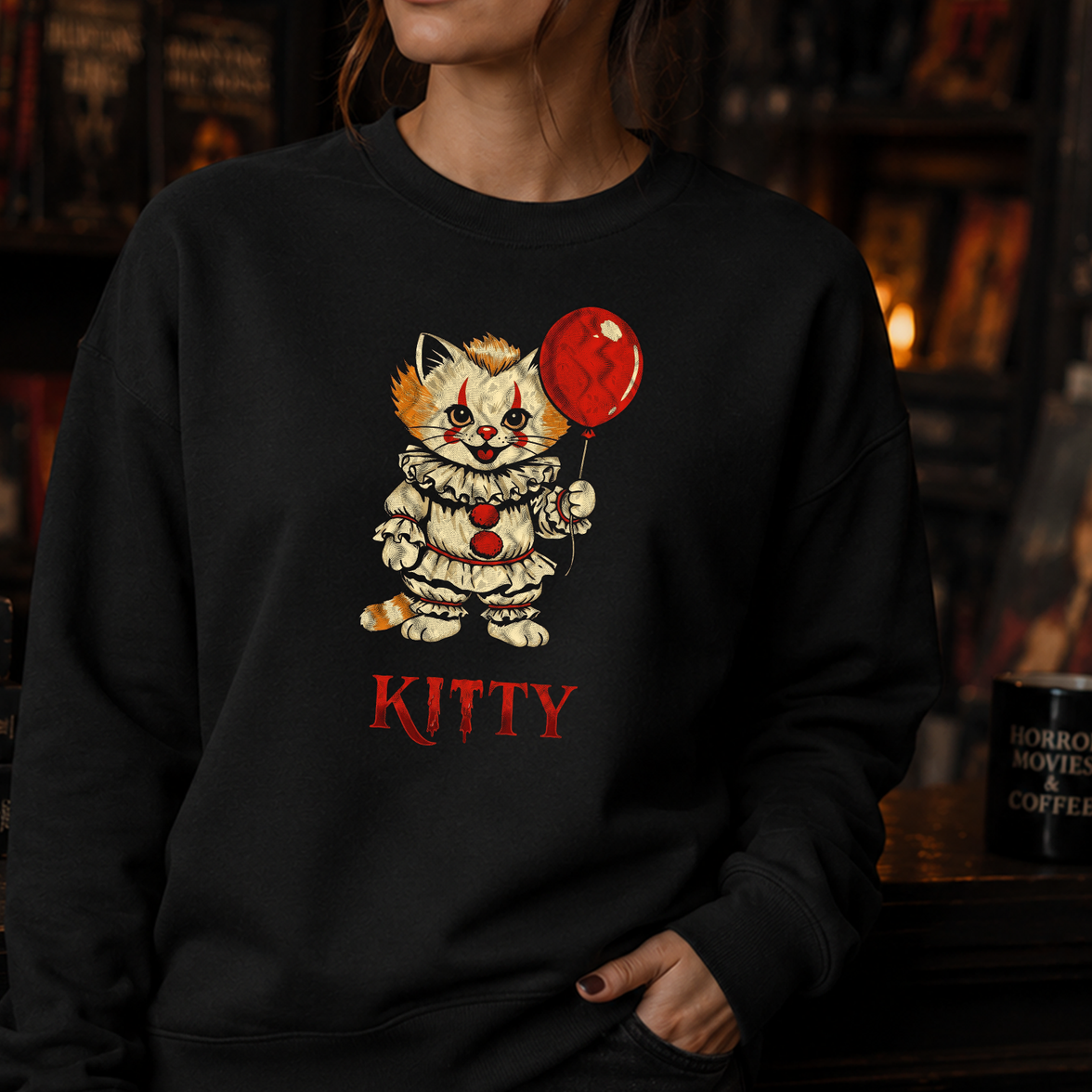 Clown Kitty - DTF Transfer