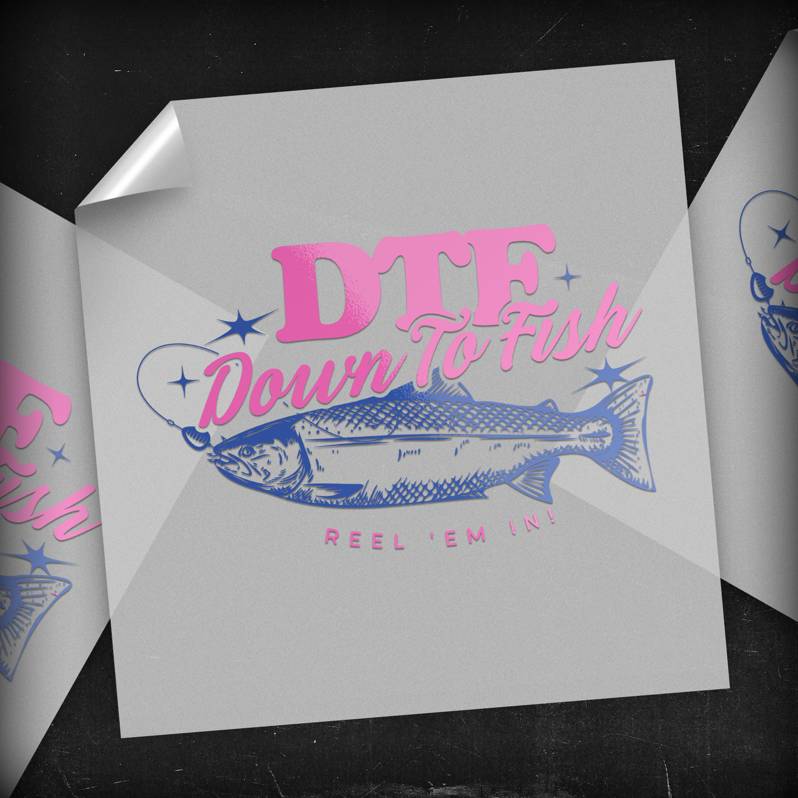 DTF Down to Fish  - DTF Transfer