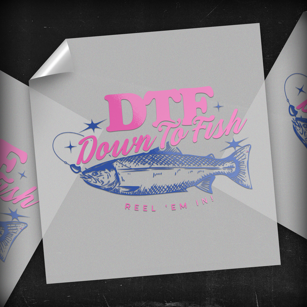 DTF Down to Fish  - DTF Transfer