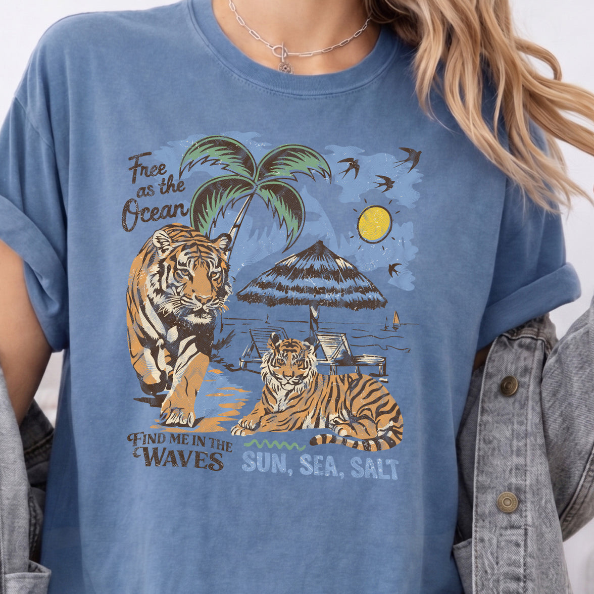 Tropic Tiger - DTF Transfer