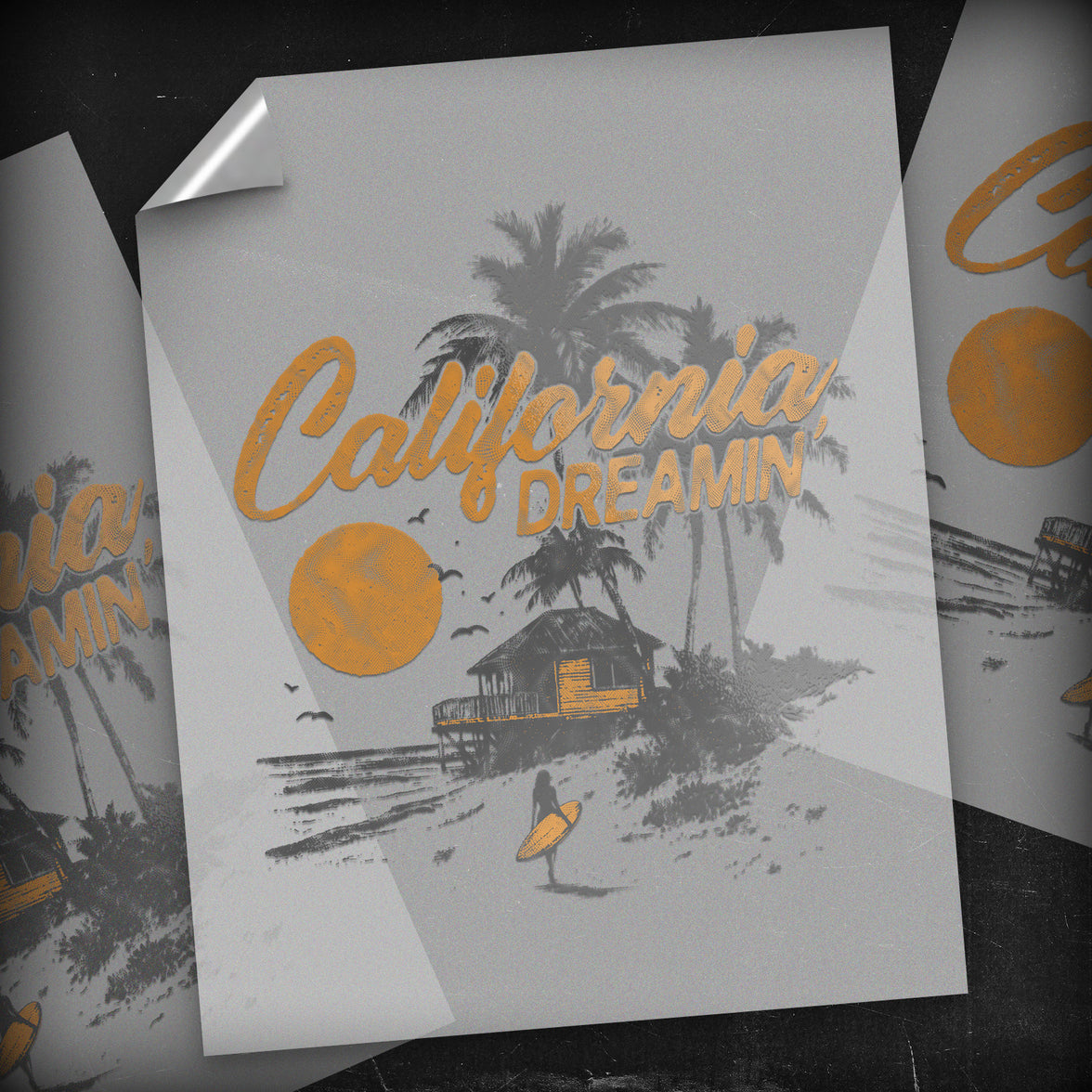 California Dreamin' - DTF Transfer