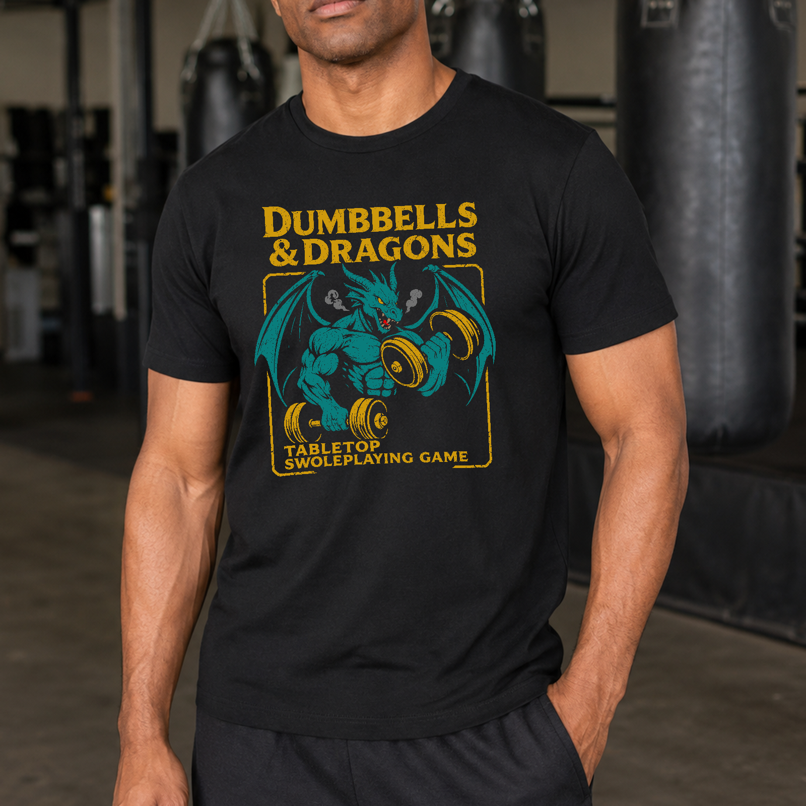 Dumbbells & Dragons - DTF Transfers