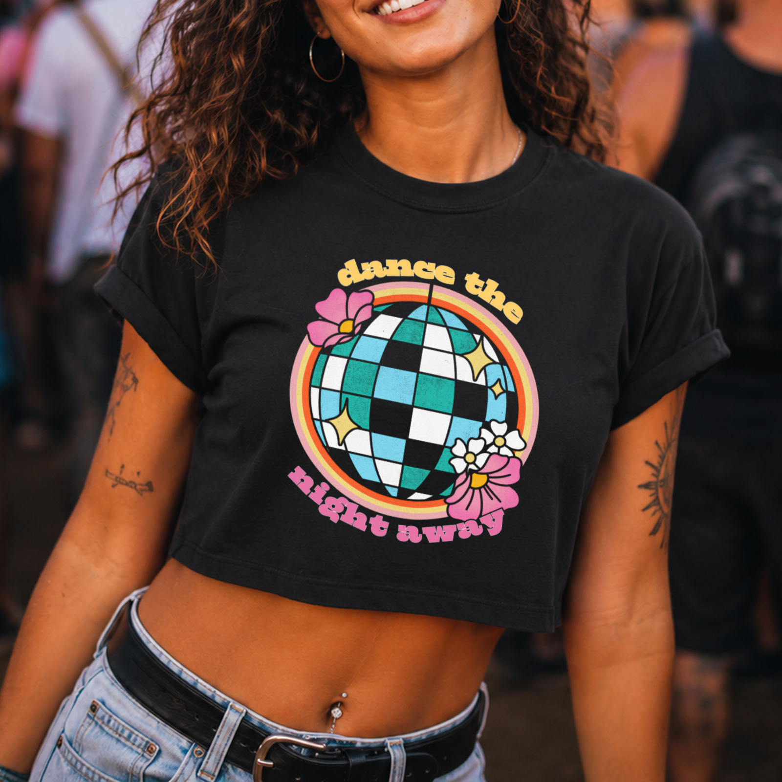 Dance the Night Away Disco Ball - DTF Transfer