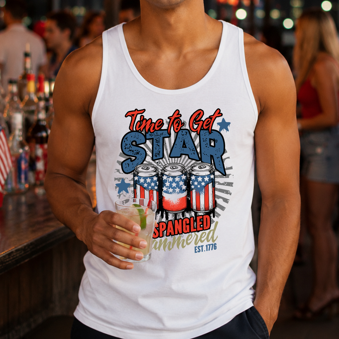 Star-Spangled Hammered - DTF Transfer