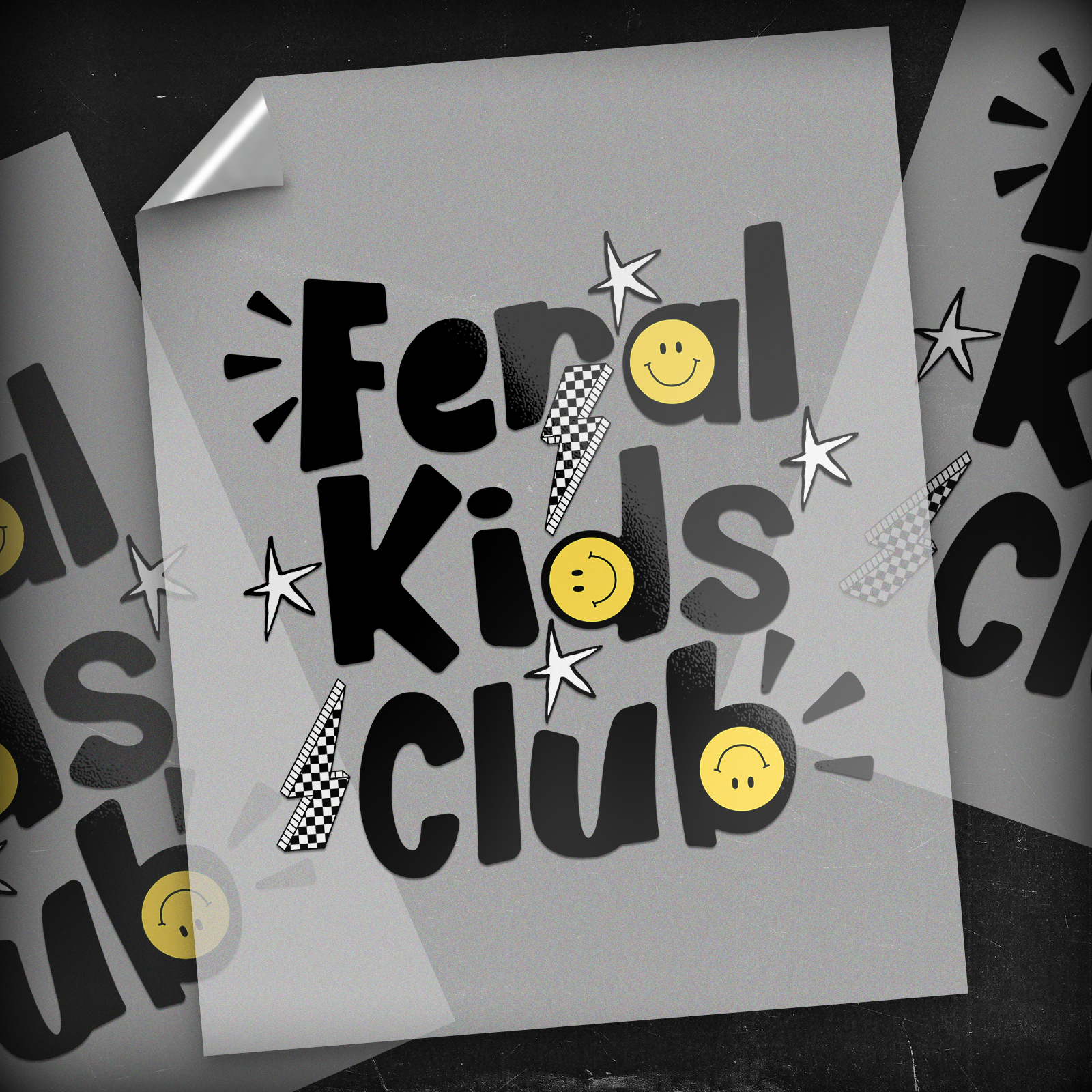 Feral Kids Club - DTF Transfer