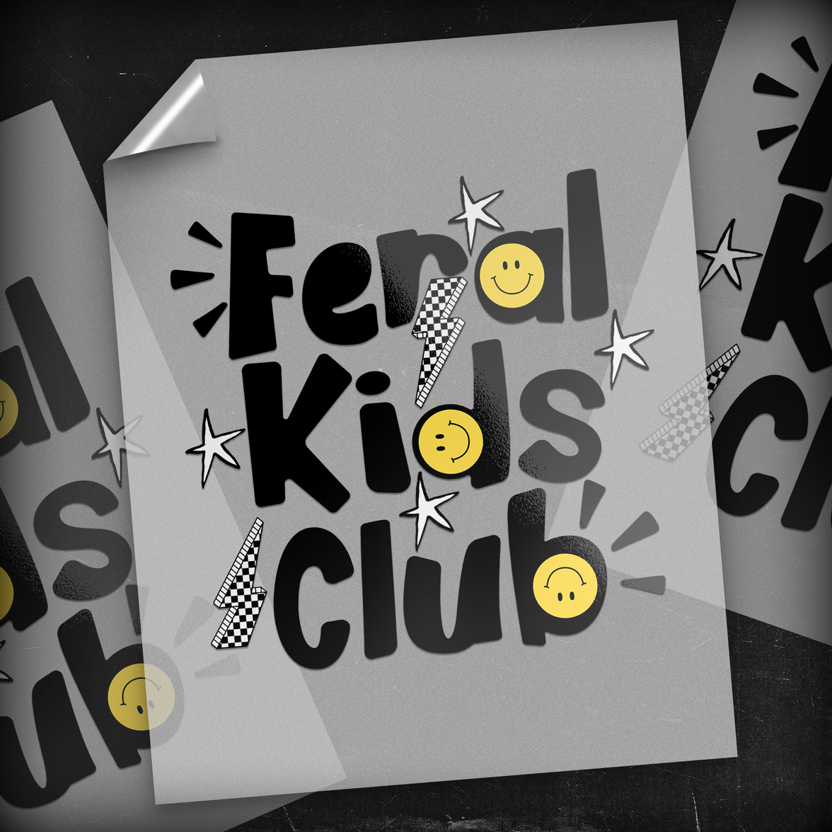 Feral Kids Club - DTF Transfer
