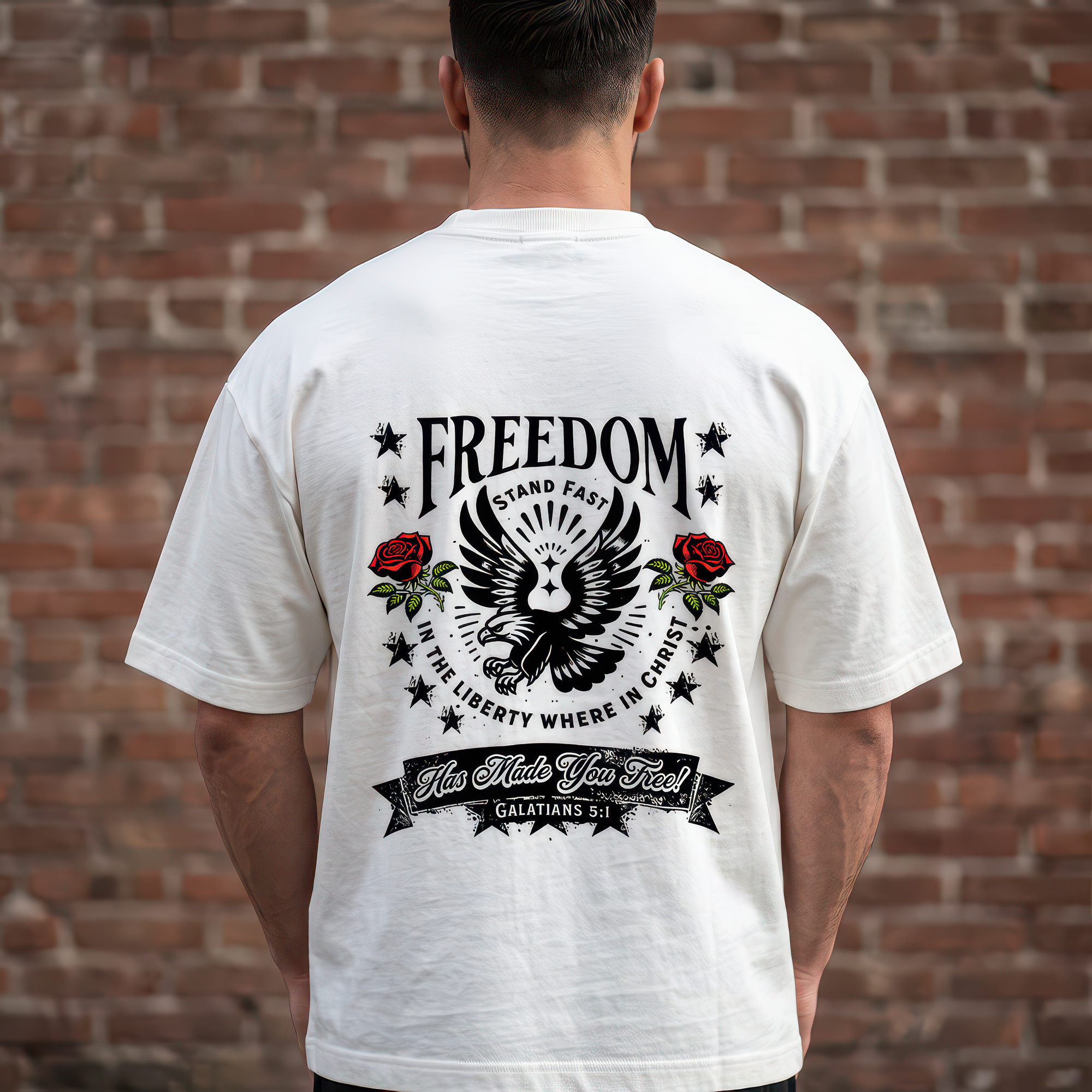 Freedom Stand Fast Galatians 5:1 - DTF Transfer