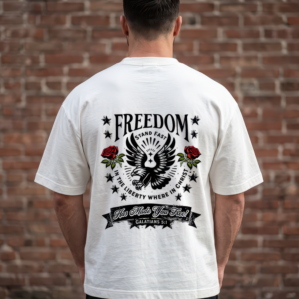 Freedom Stand Fast Galatians 5:1 - DTF Transfer