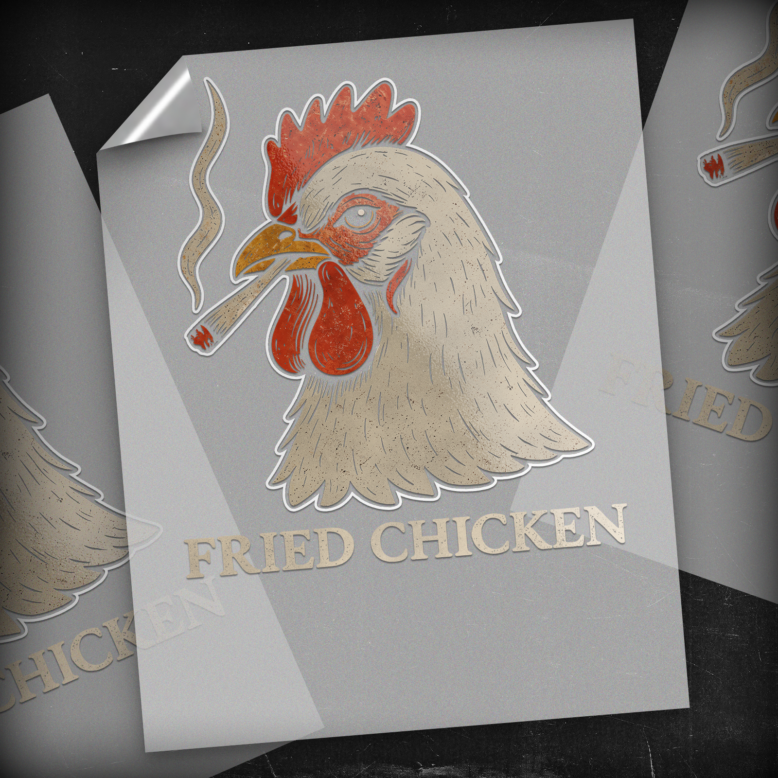 Fried Chicken  - DTF Transfer