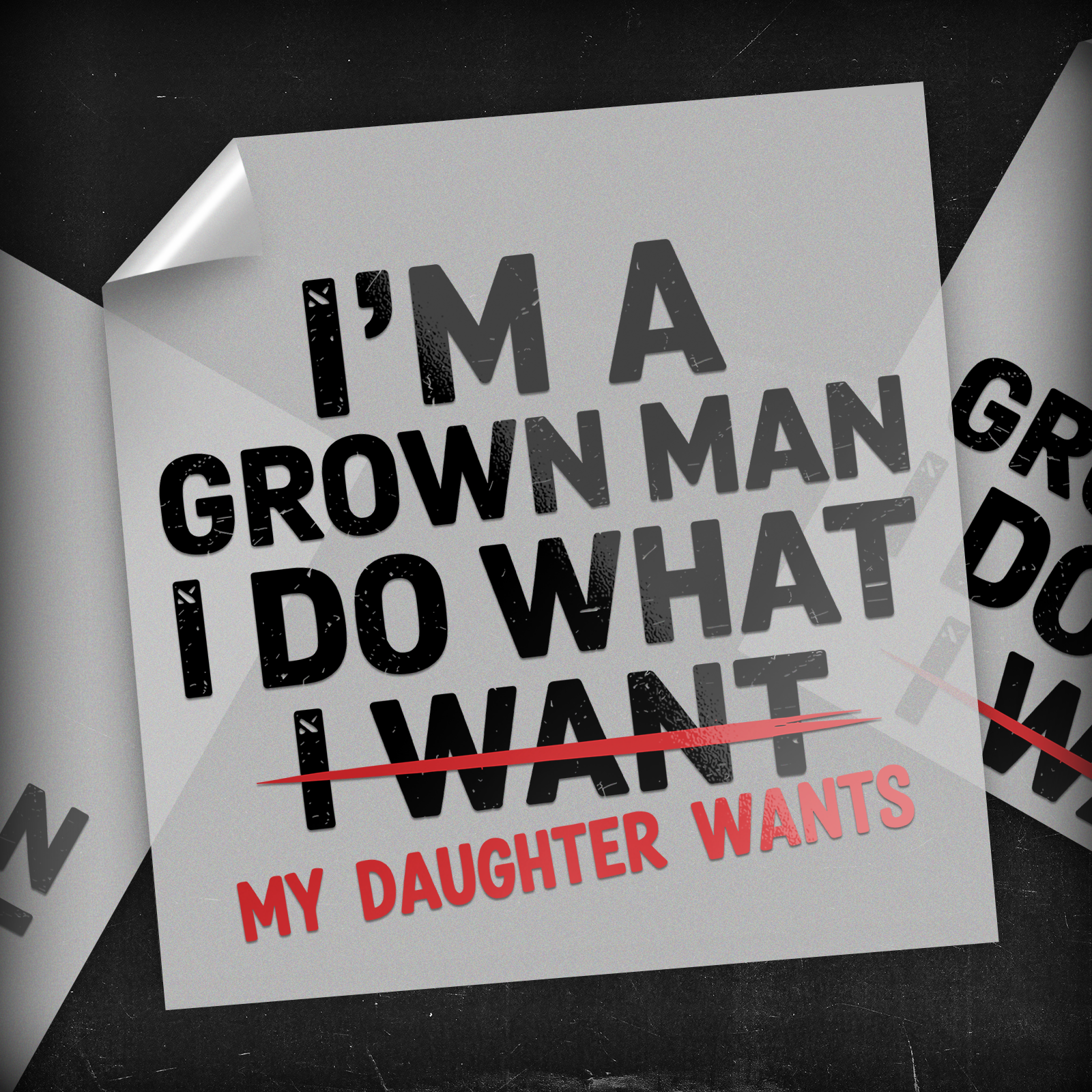 Funny Dad Daughter - DTF Transfer