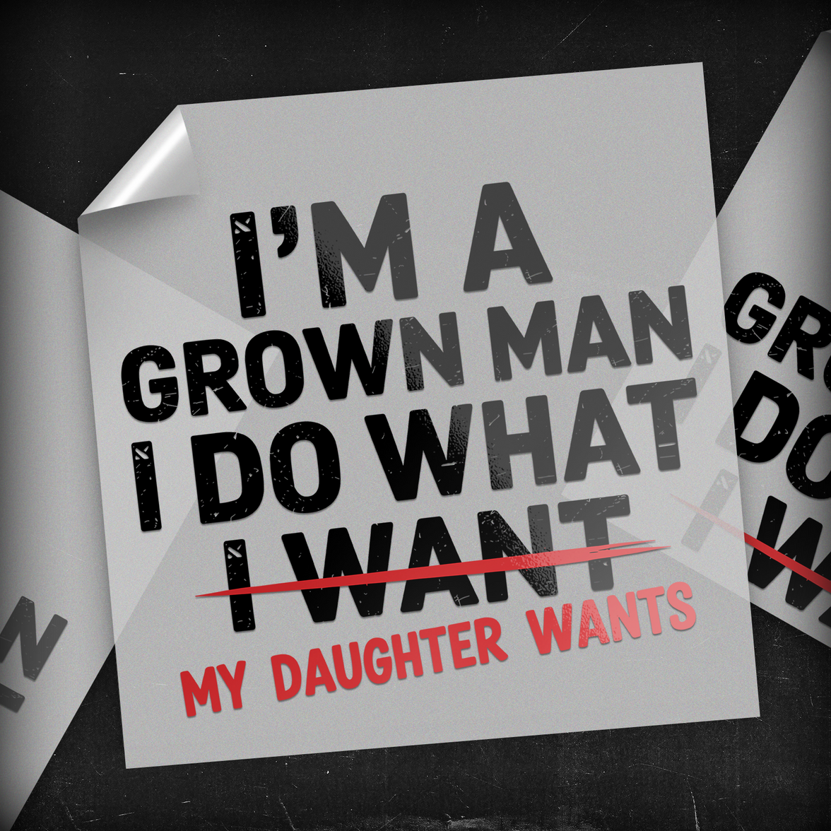 Funny Dad Daughter - DTF Transfer