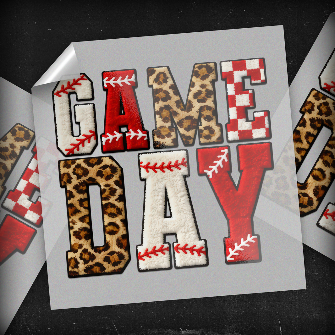 Faux Yarn - Game Day  - DTF Transfer