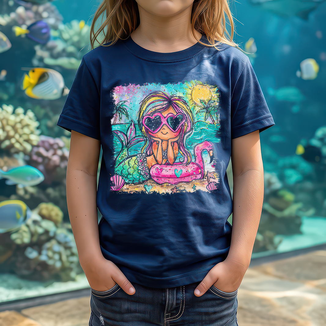 Girly Mermaid - DTF Transfer