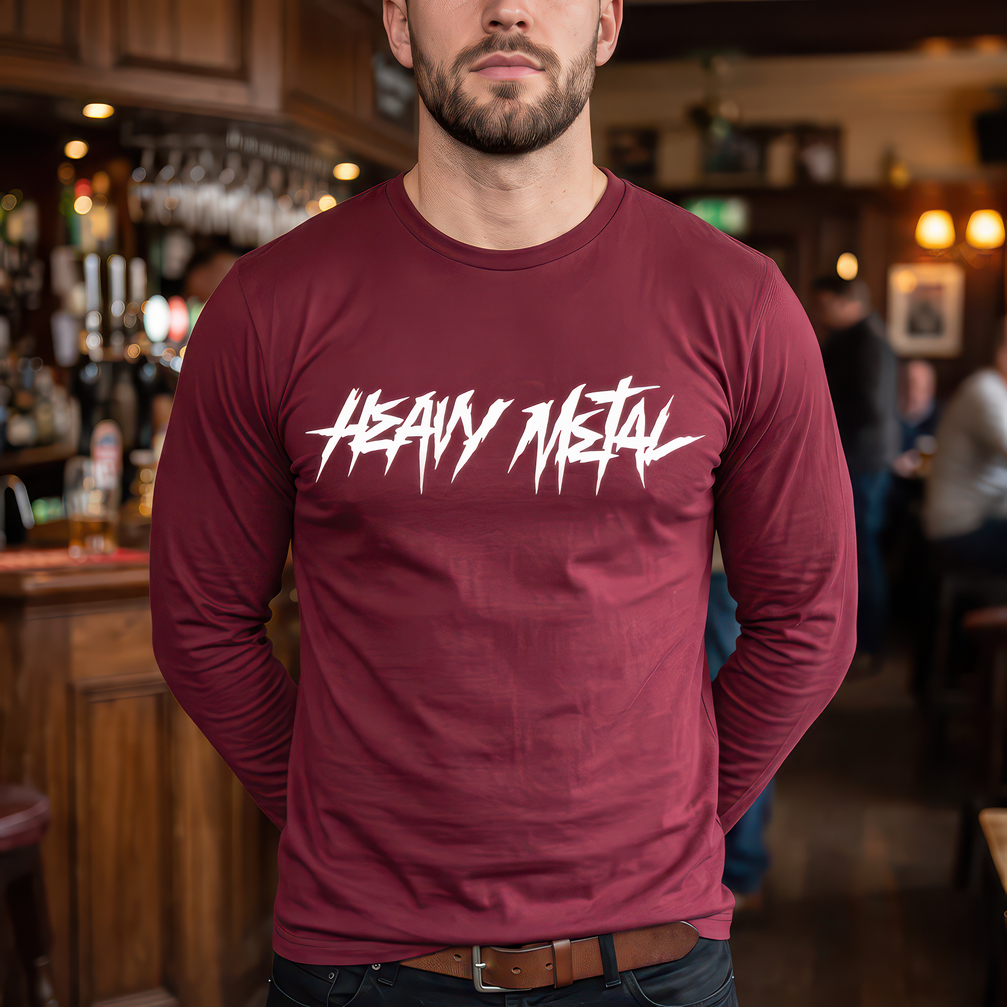 Heavy Metal Text - DTF Transfer