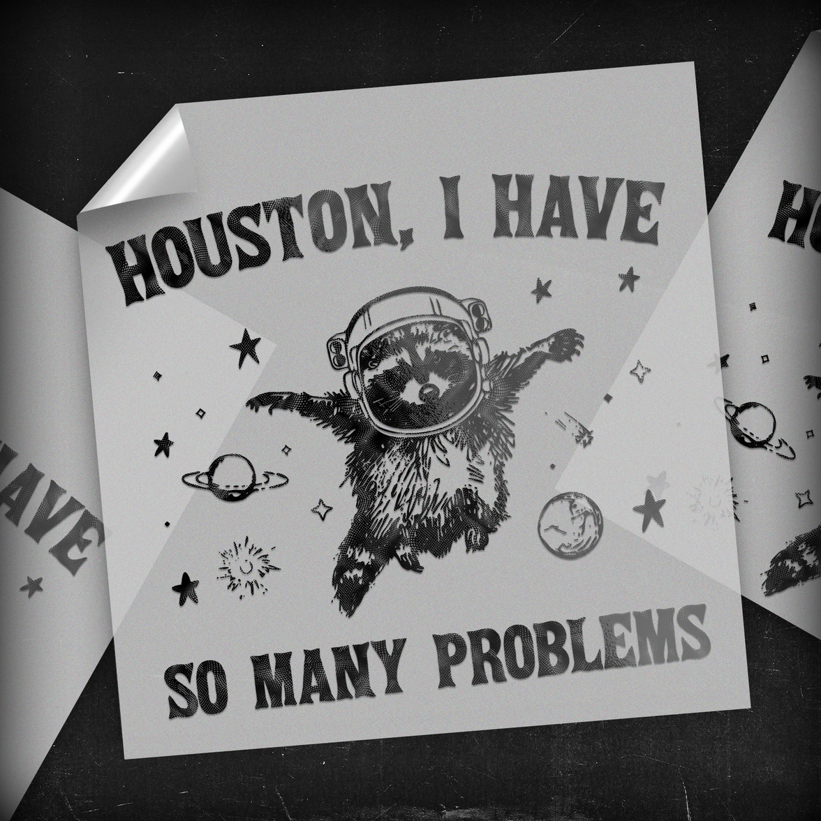Houston I Have So Many Problems - DTF Transfer
