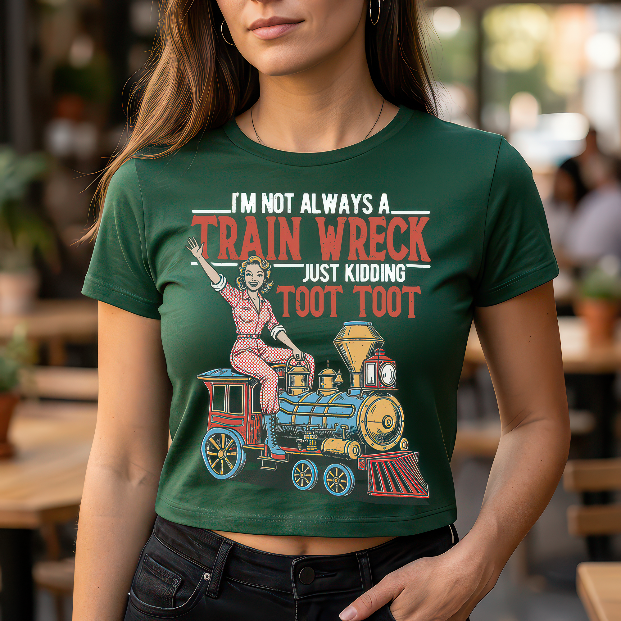 Im Not Always A Train Wreck - DTF Transfer