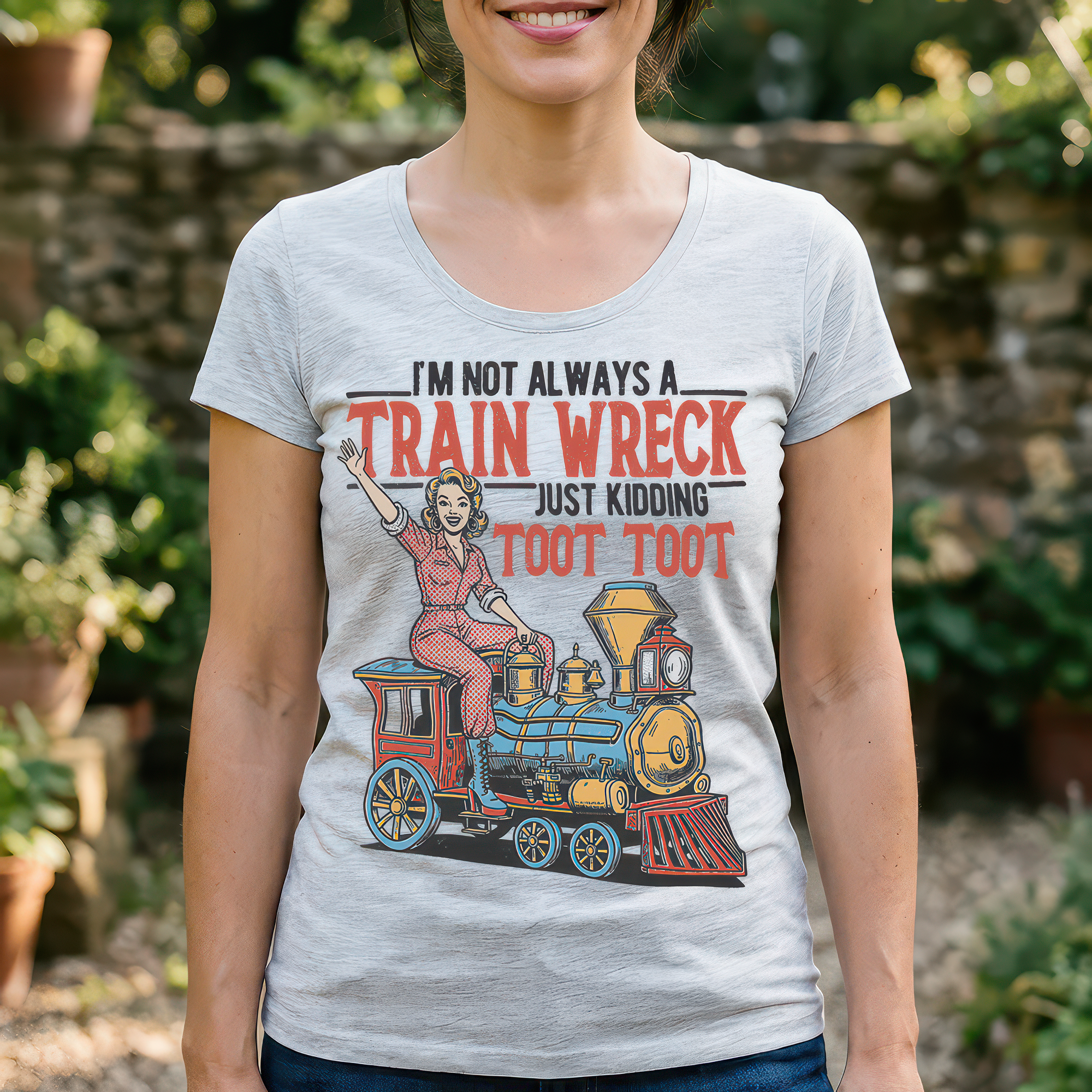 Im Not Always A Train Wreck - DTF Transfer