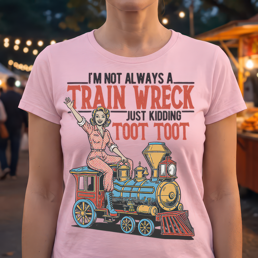 Im Not Always A Train Wreck - DTF Transfer