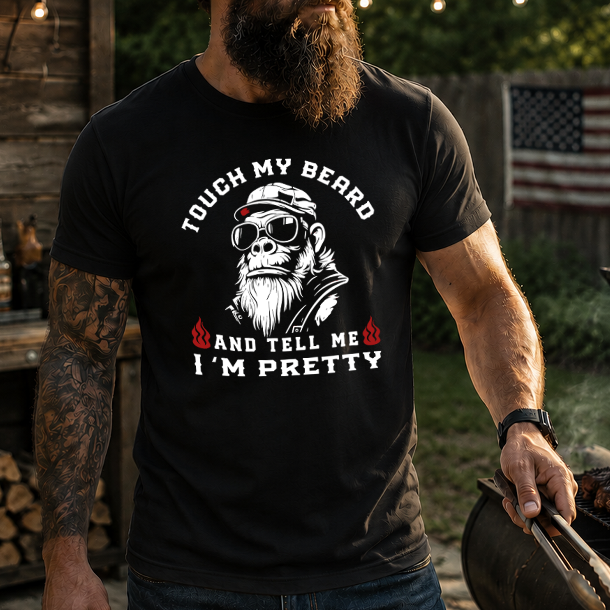 Touch my Beard - DTF Transfer