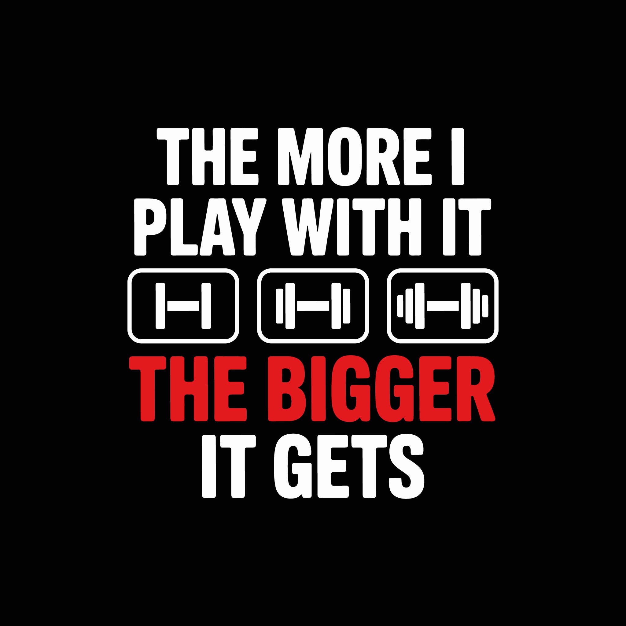 The More I Play With It  - DTF Transfer