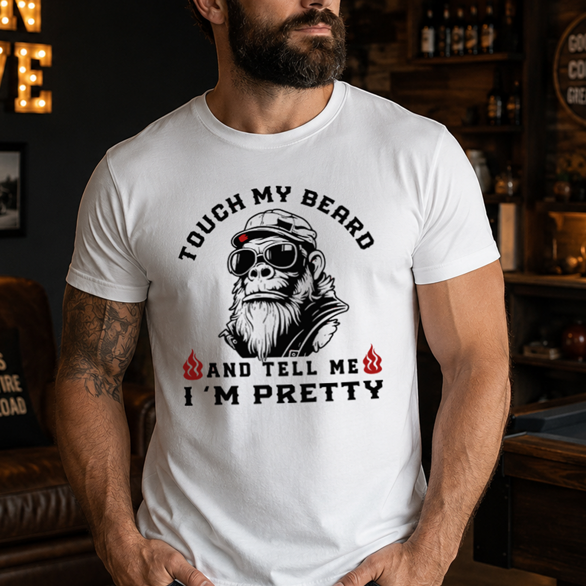Touch my Beard - DTF Transfer
