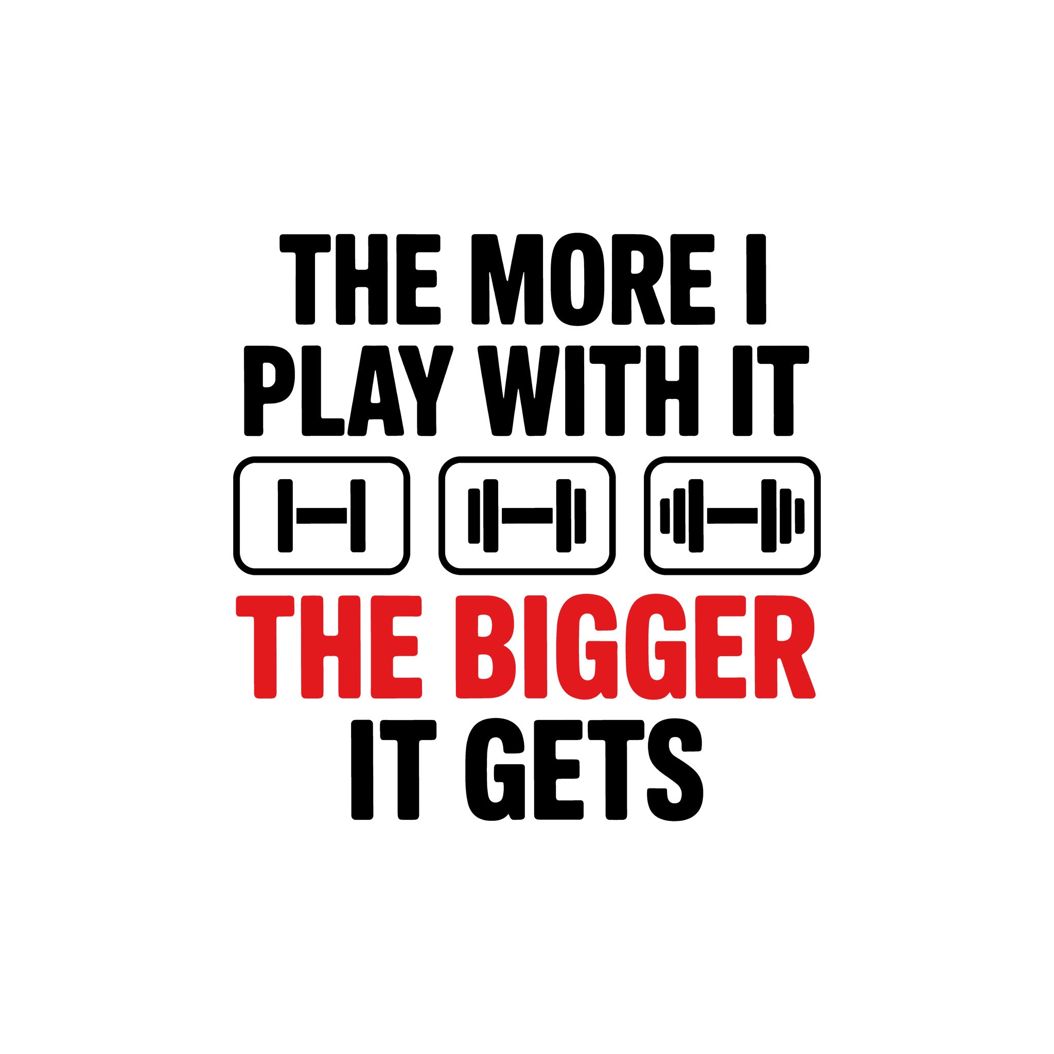 The More I Play With It  - DTF Transfer