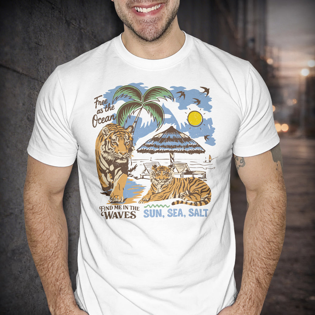 Tropic Tiger - DTF Transfer