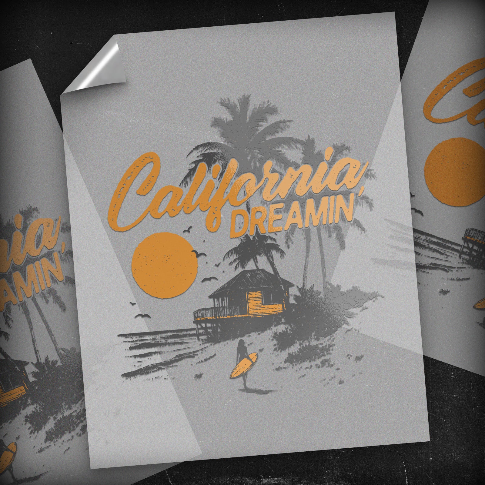 California Dreamin' - DTF Transfer