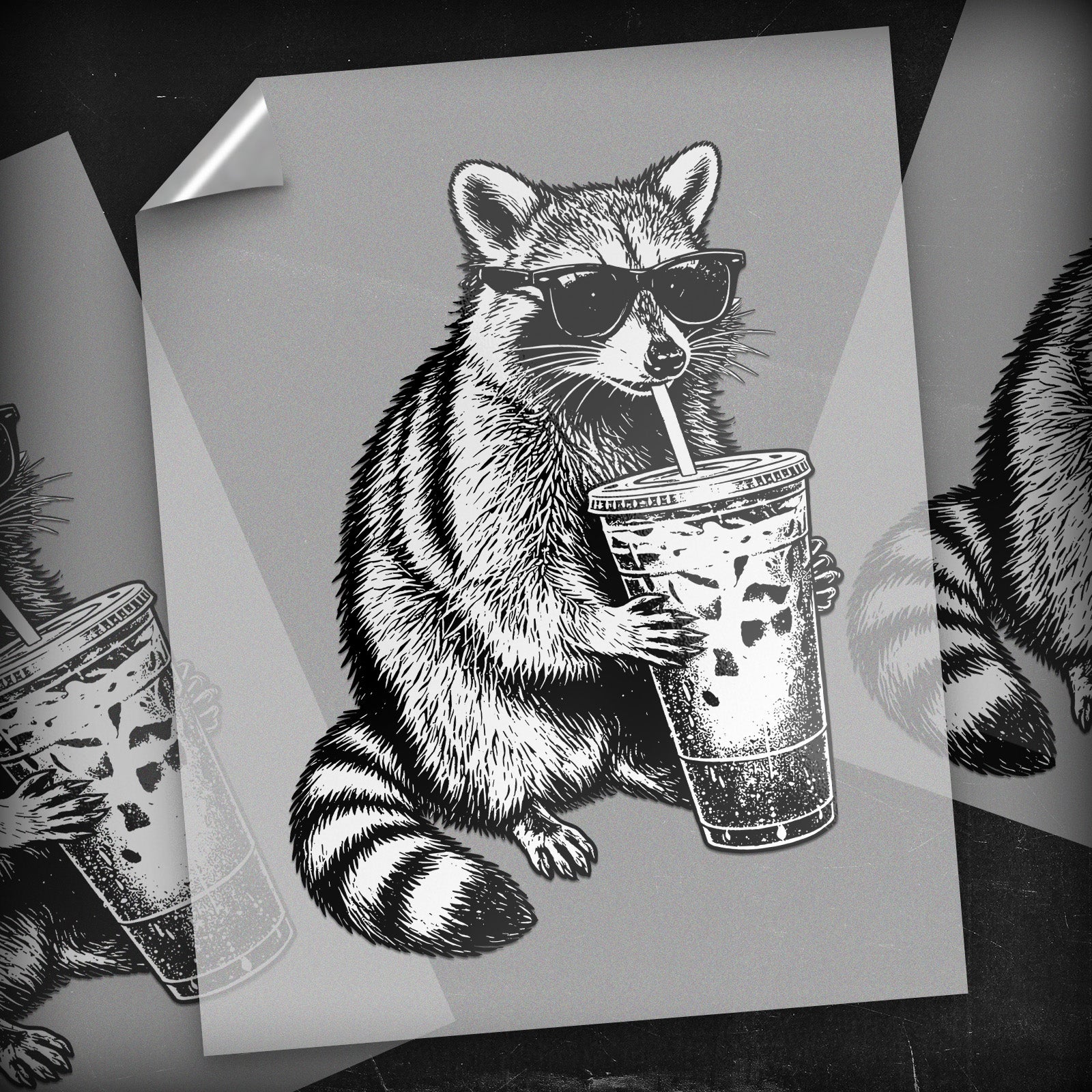 Cold Brew Bandit - DTF Transfer
