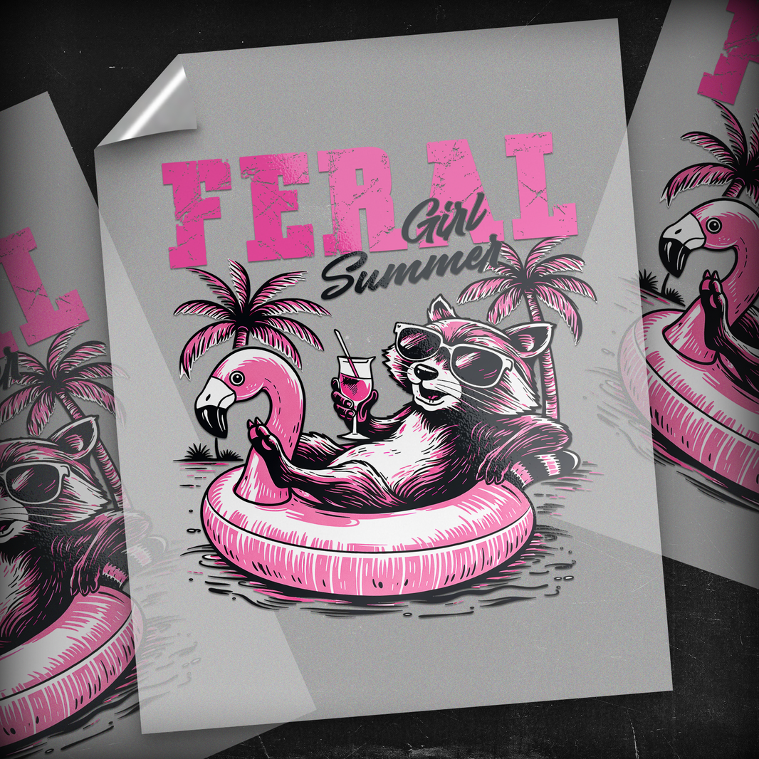 Feral Girl Summer - DTF Transfer
