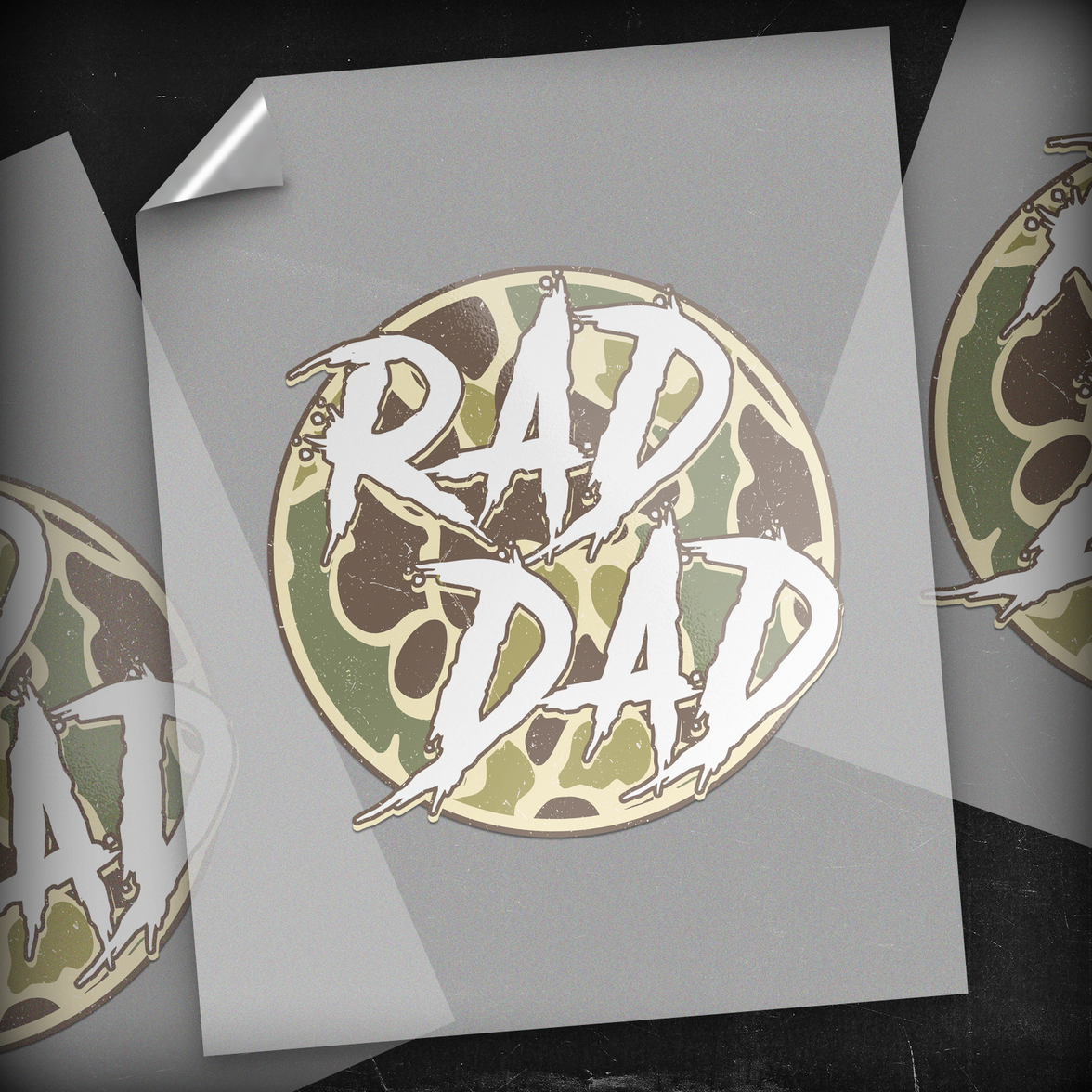 Rad Dad Tactical Tee - DTF Transfer
