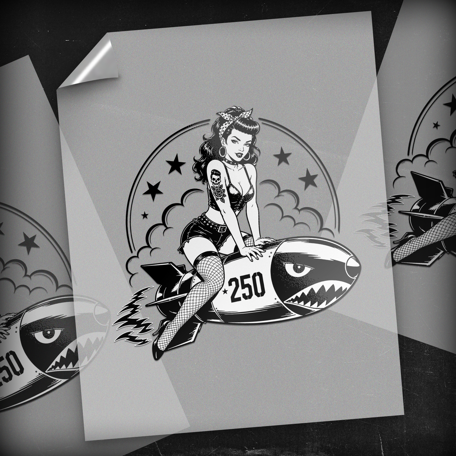 The 250 Bombshell - DTF