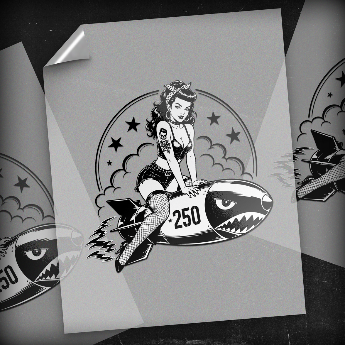 The 250 Bombshell - DTF