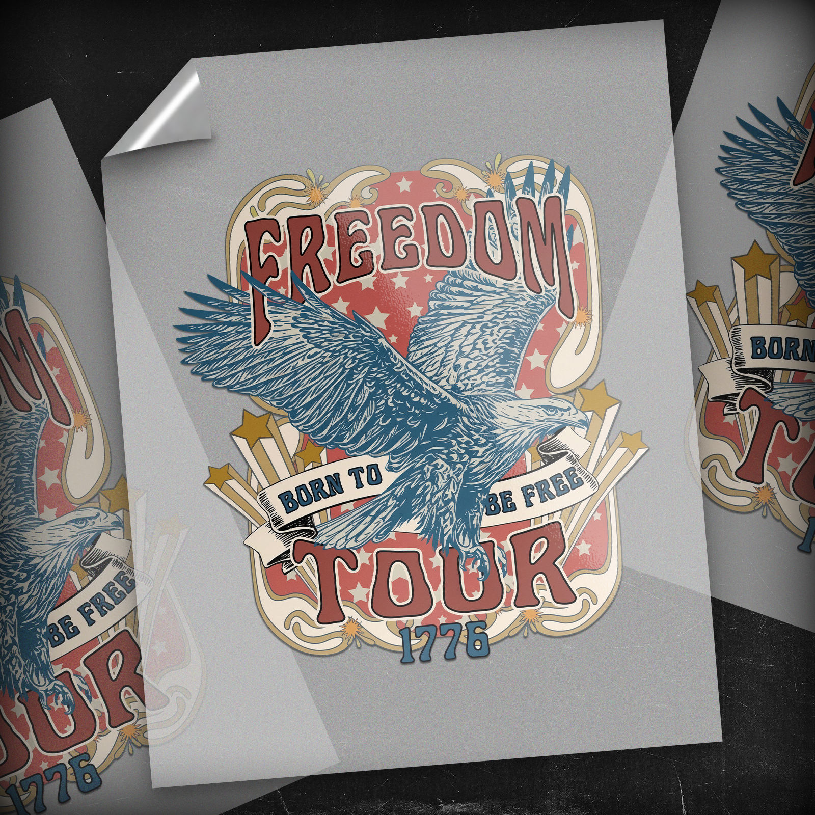 Freedom Tour est. 1776 - DTF Transfer