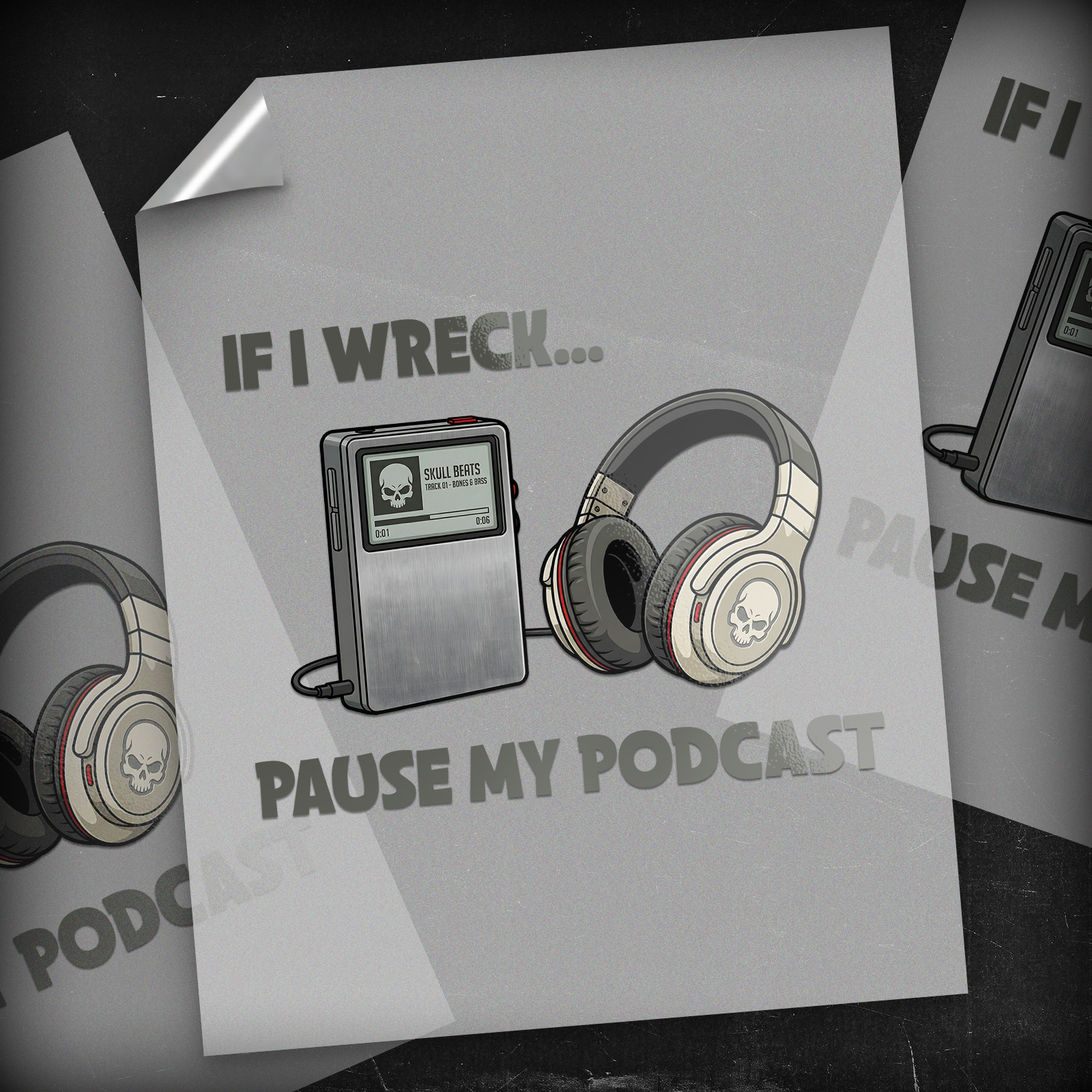 Pause my Podcast - DTF Transfer